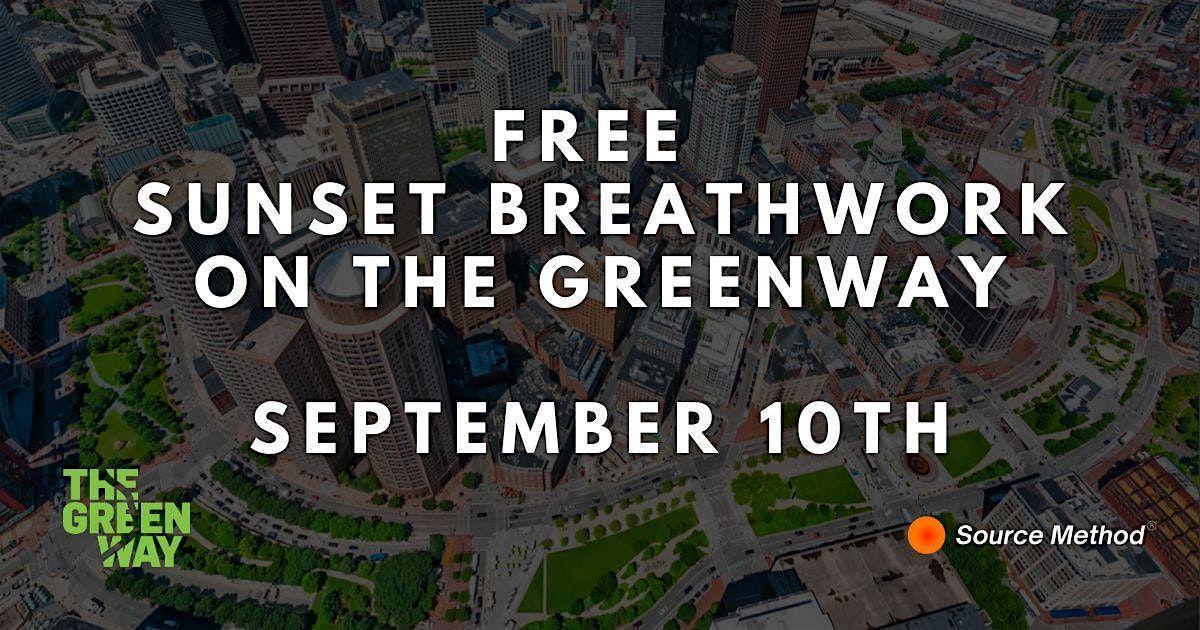 FREE Sunset Breathwork on The Greenway (September 10th)
