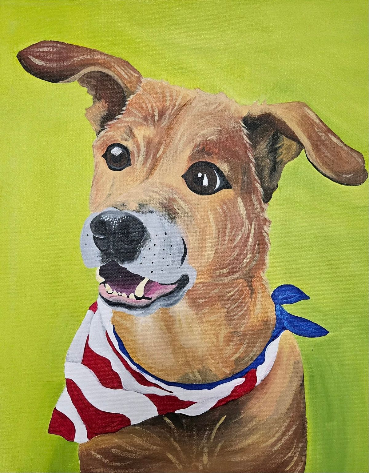 Paint Your Pet Paint & Sip Canvas Class