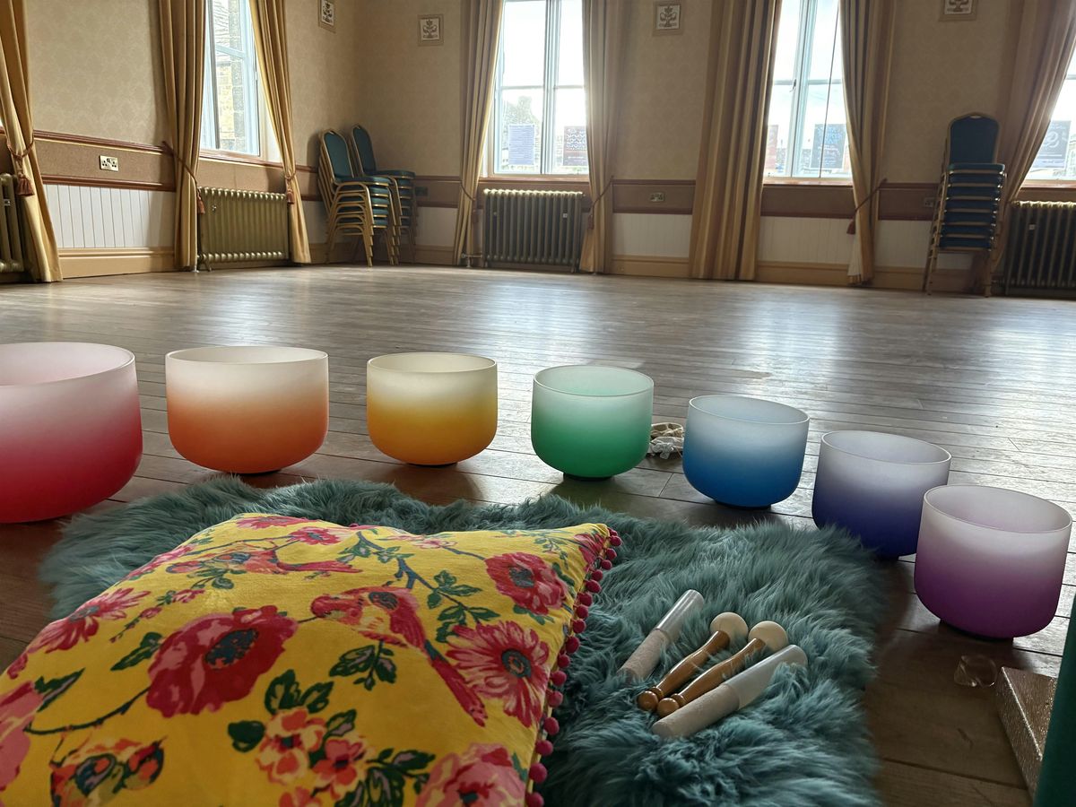 Sound Bath Harrogate Crystal Singing Bowls, Aura Gong & Reiki Drumming