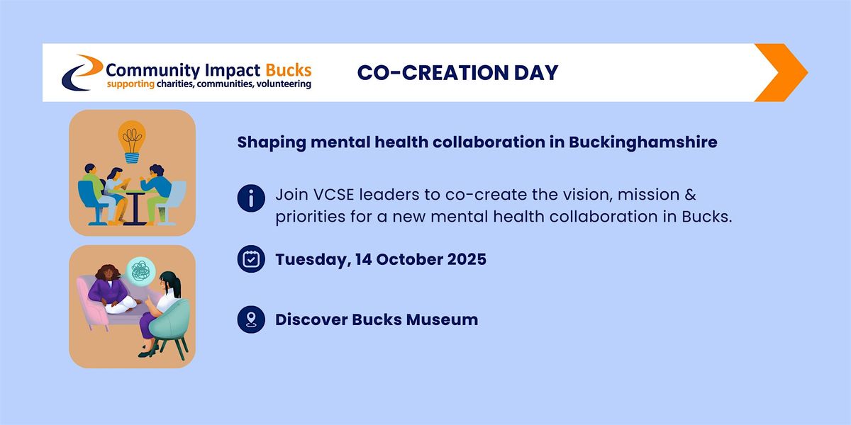 Co-Creation Day - Shaping Mental Health Collaboration in Buckinghamshire