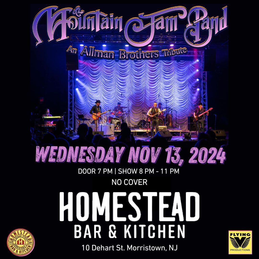 The Mountain Jam Band - an Allman Brothers Tribute at Homestead Bar and Kitchen, Morristown, NJ