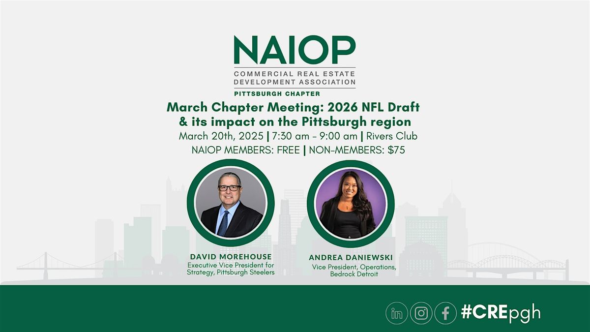 March Chapter Meeting: 2026 NFL Draft  & its impact on Pittsburgh Region