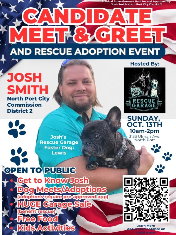 Garage Sale, Adoption and Meet & Greet