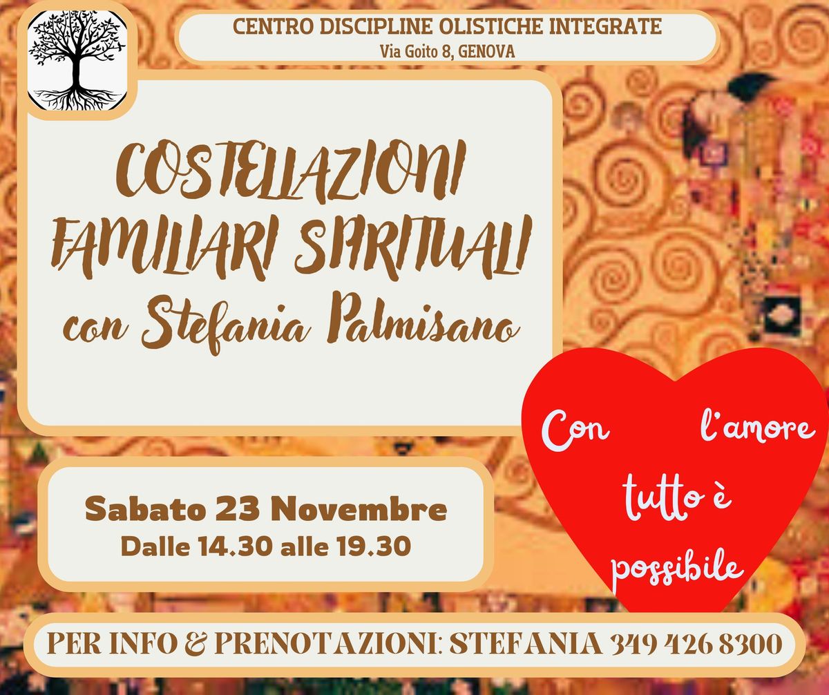 COSTELLAZIONI FAMILIARI SPIRITUALI con Stefania Palmisano