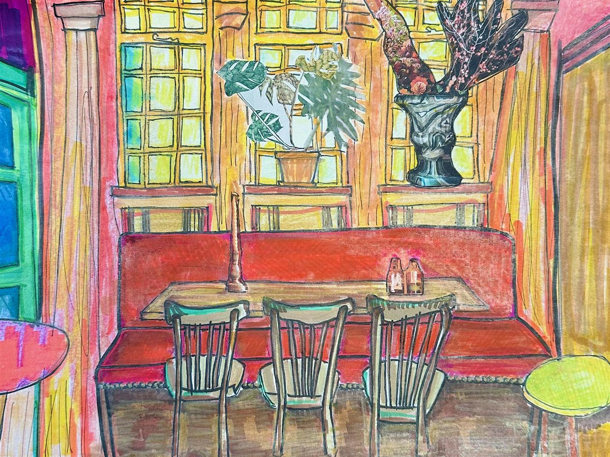 Collaborative Drawing at The White Horse