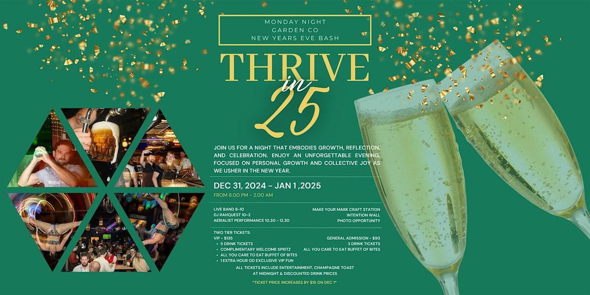 Thrive in 25 New Years Eve Bash