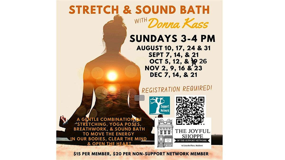 Gentle Stretch & Sound Bath with Donna Kass