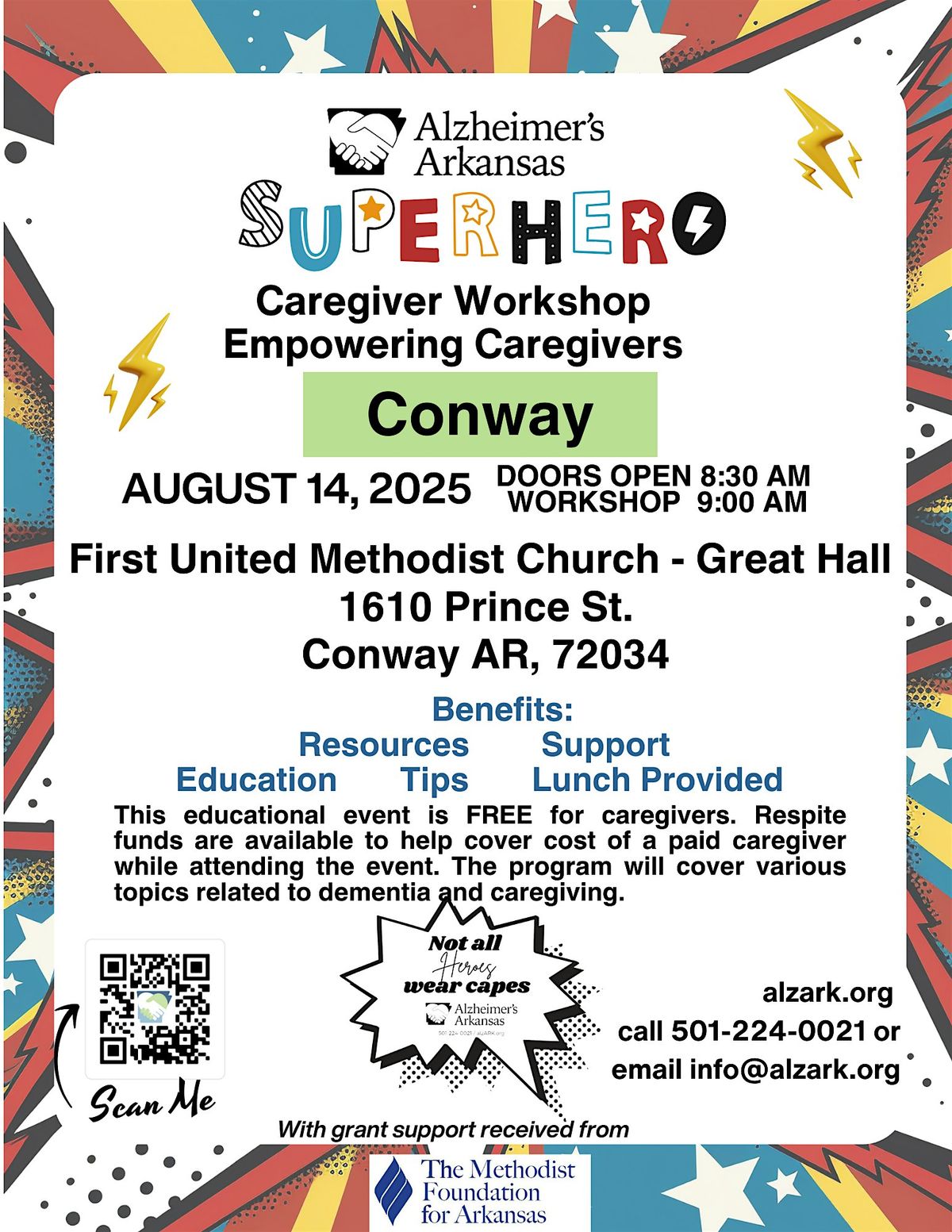 ALZ ARK Caregiver Workshop- Conway