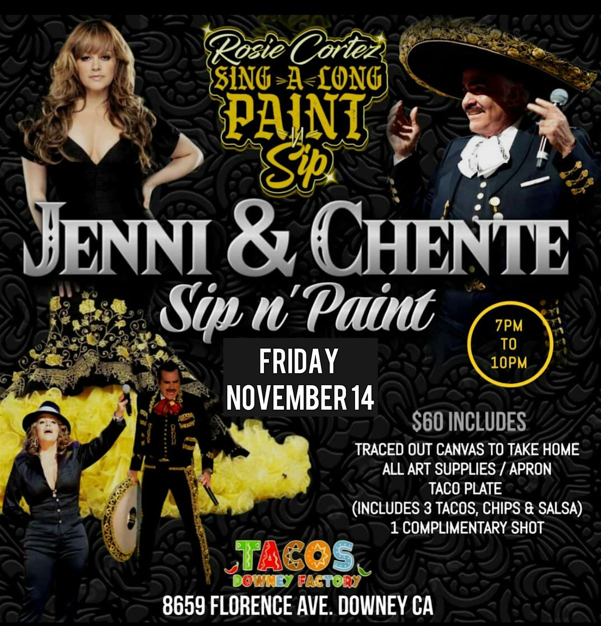 Jenni & Chente Sip N Paint