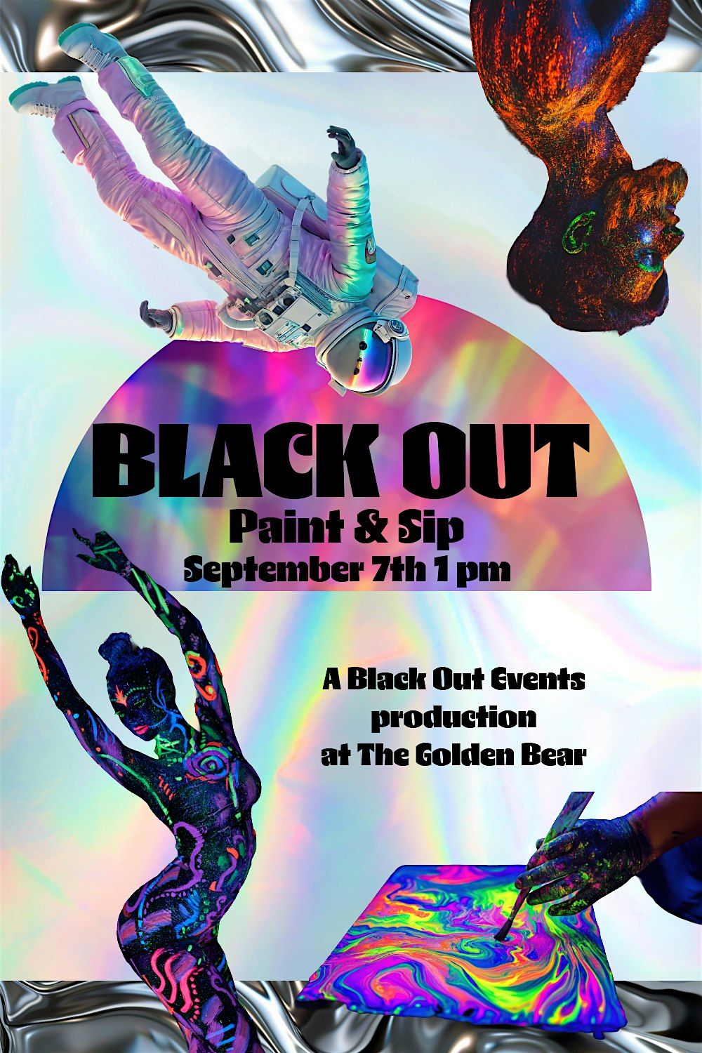 Black Out Neon Paint & Sip