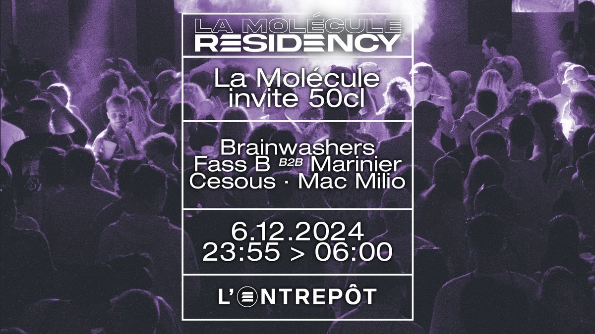 LA MOL\u00c9CULE RESIDENCY - invite 50cl