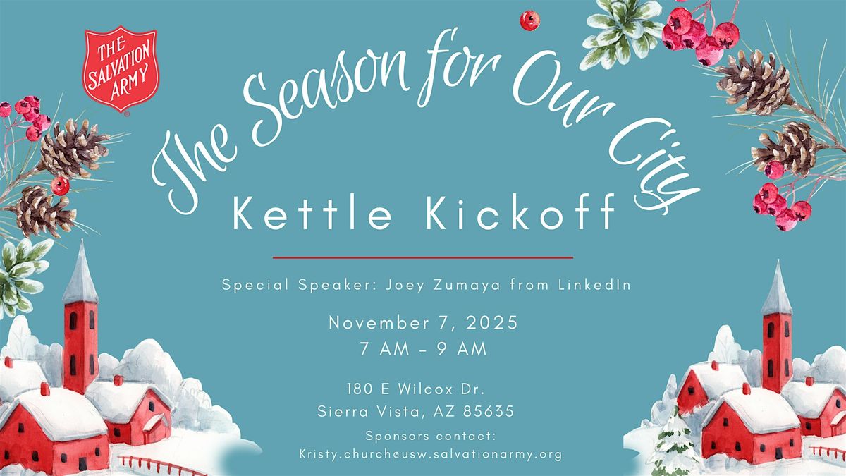 "A Season for our City" Salvation Army Kettle Kick Off