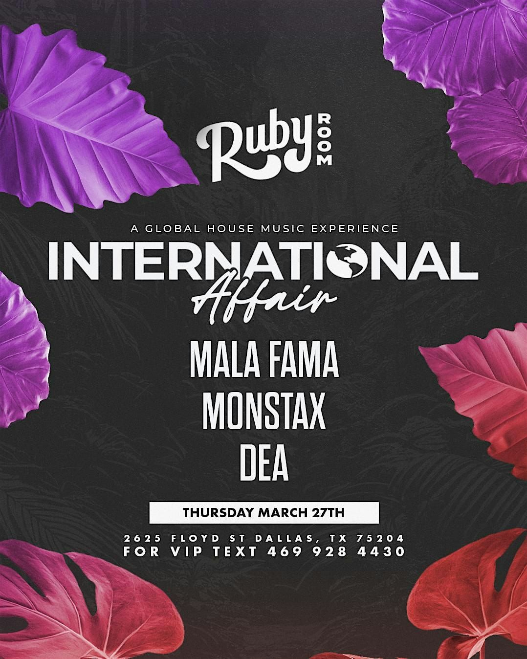 International Affair at Ruby Room 3\/27