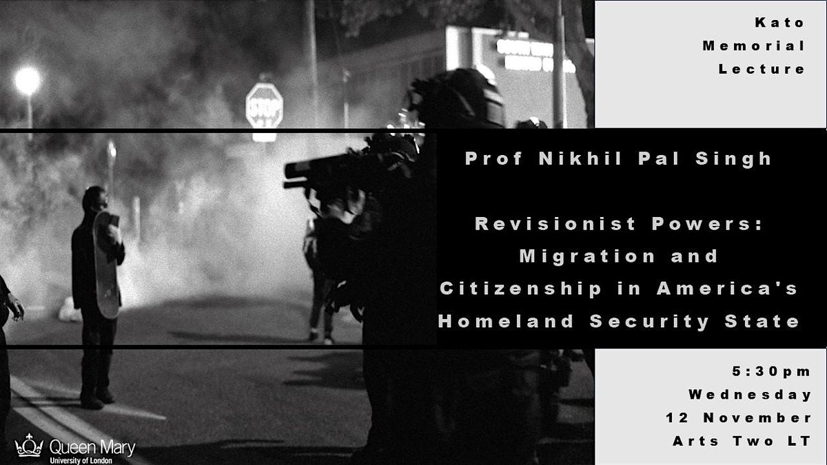 Kato Memorial Lecture: Prof Nikhil Pal Singh