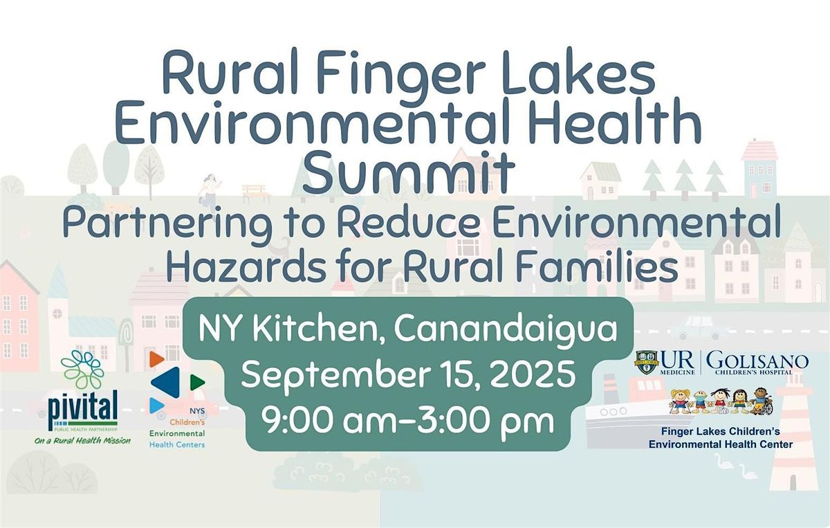 Rural Finger Lakes Environmental Health Summit