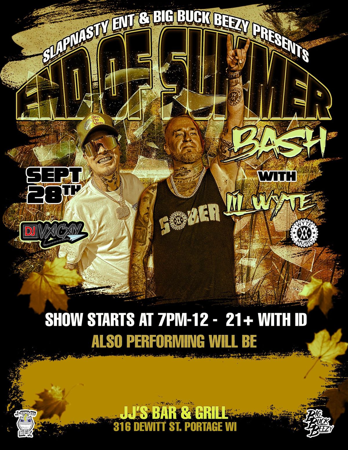 End of summer bash with Lil Wyte and Big Buck Beezy