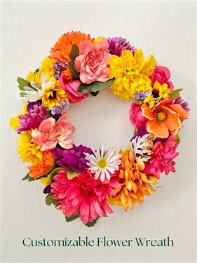 Customizable Flower Wreath