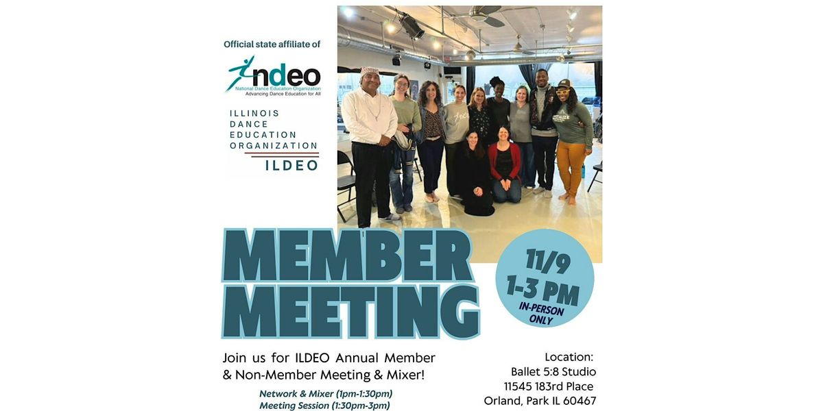 ILDEO In Person Member & Non-Member Meeting