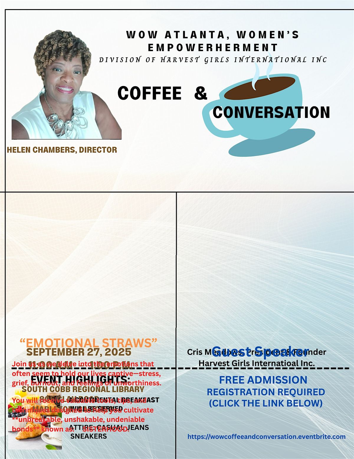 COFFEE AND CONVERSATION
