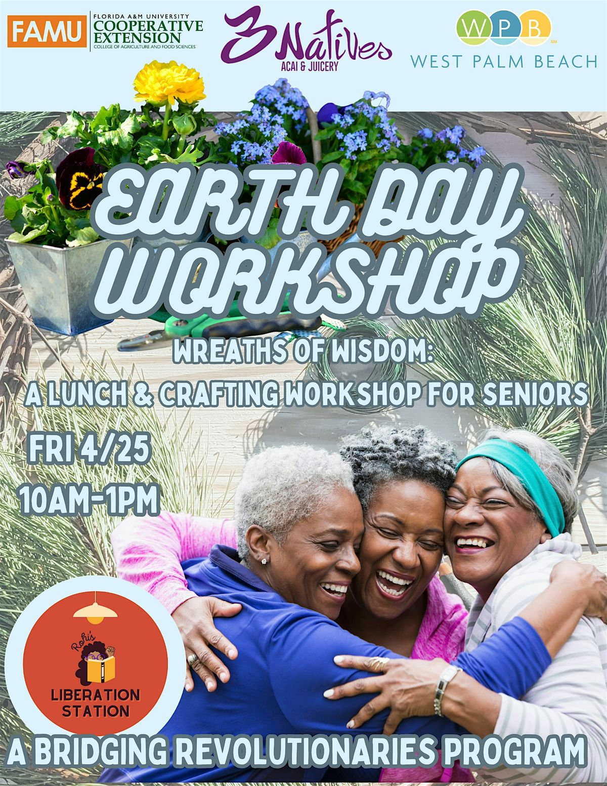 Wreaths of Wisdom: An Earth Day Lunch and Crafting Workshop for Seniors