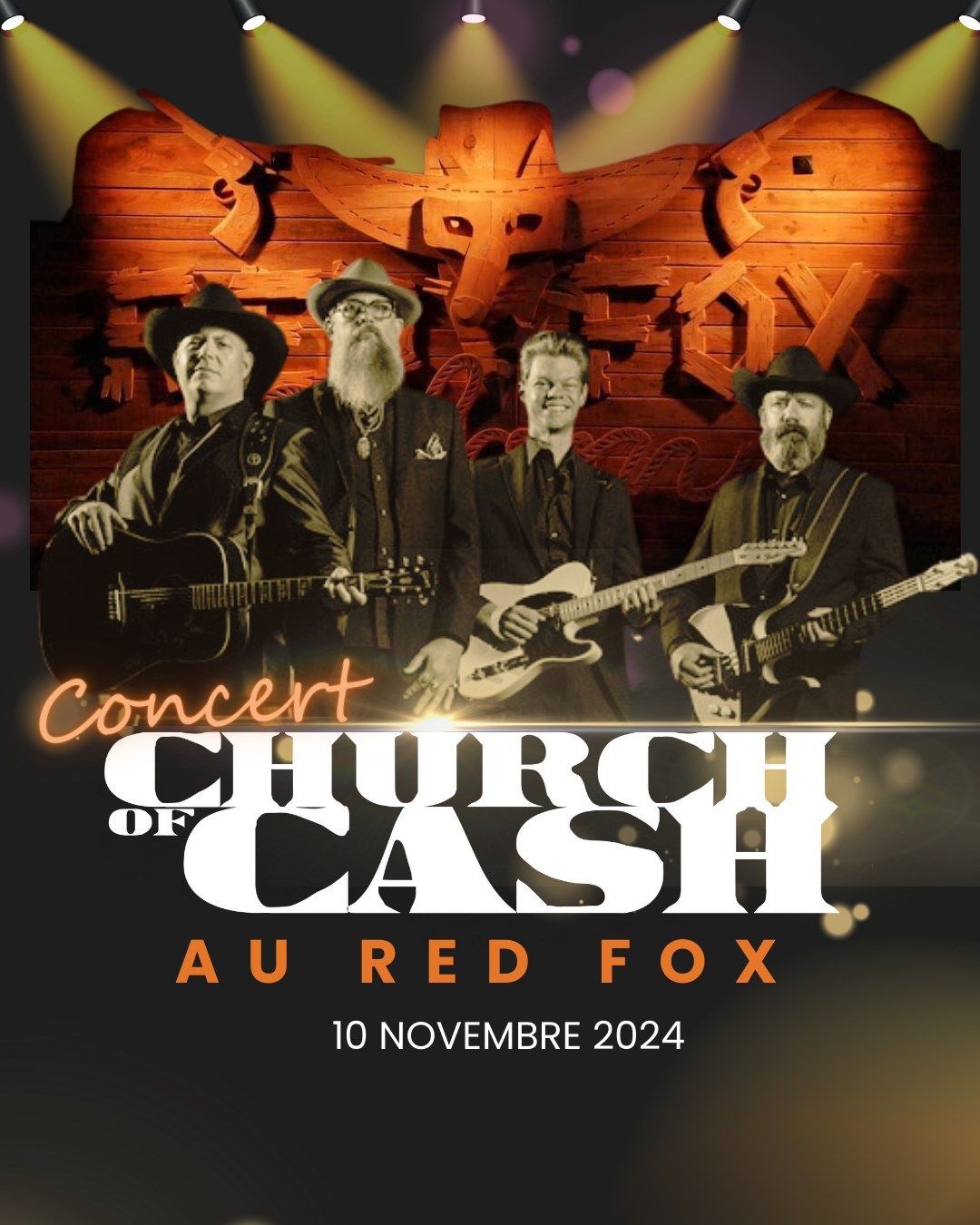 Concert au RED FOX Church of Cash