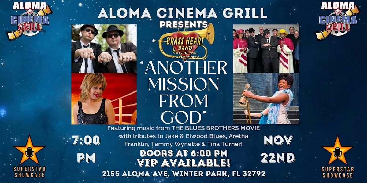 BLUES BROTHERS Tribute ANOTHER MISSION FROM GOD! LIVE at Aloma Cinema Grill