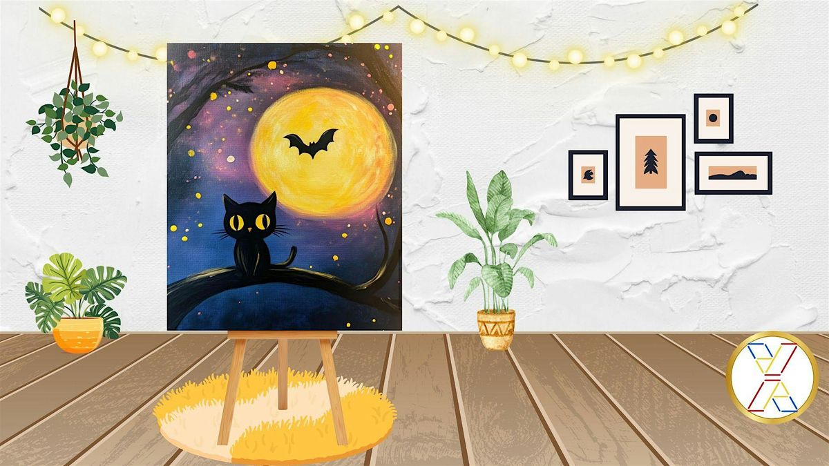 BYOB Paint Night : "Full Moon over the Black Cat"