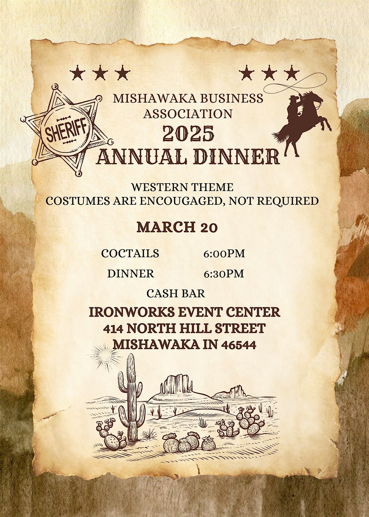 2025 Annual Dinner: Western Theme