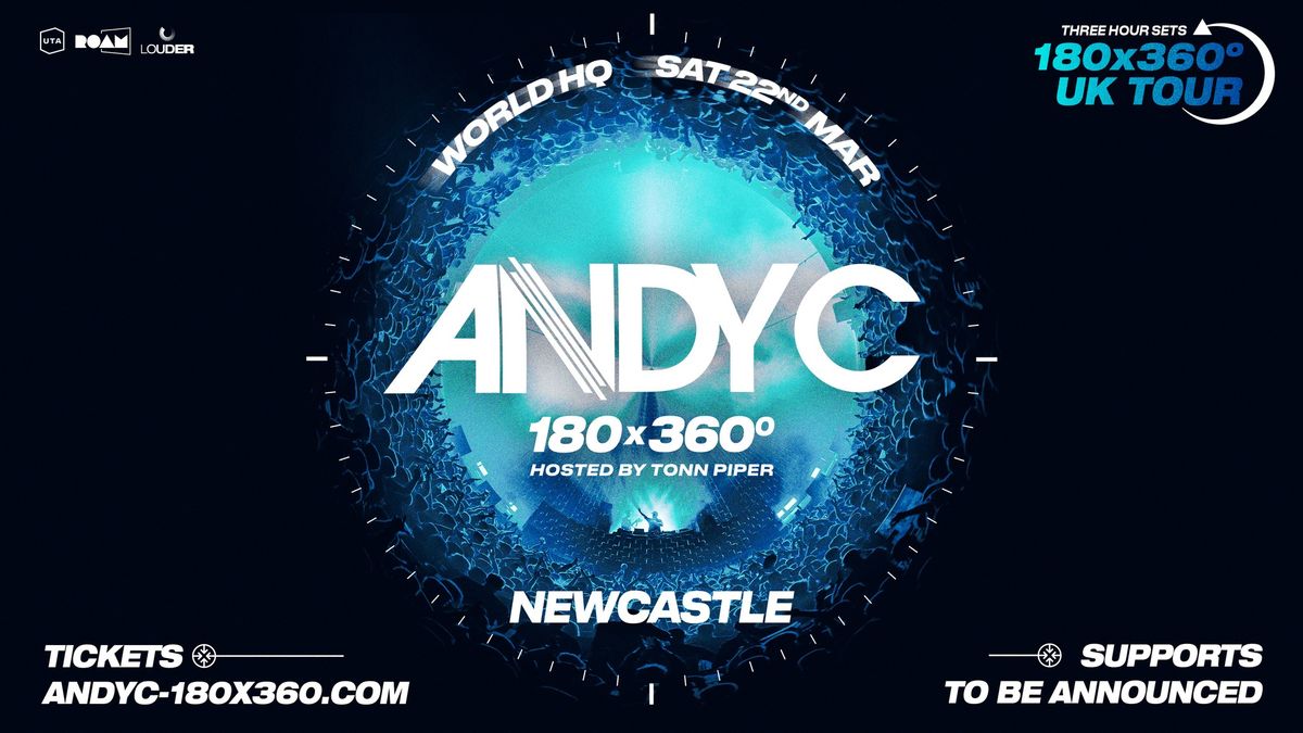 Andy C - 180x360 - Hosted by Tonn Piper \/\/ World HQ, Newcastle