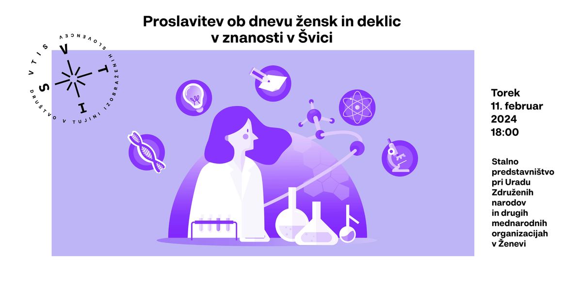 Proslavitev ob Dnevu \u017eensk in deklic v znanosti v \u0160vici