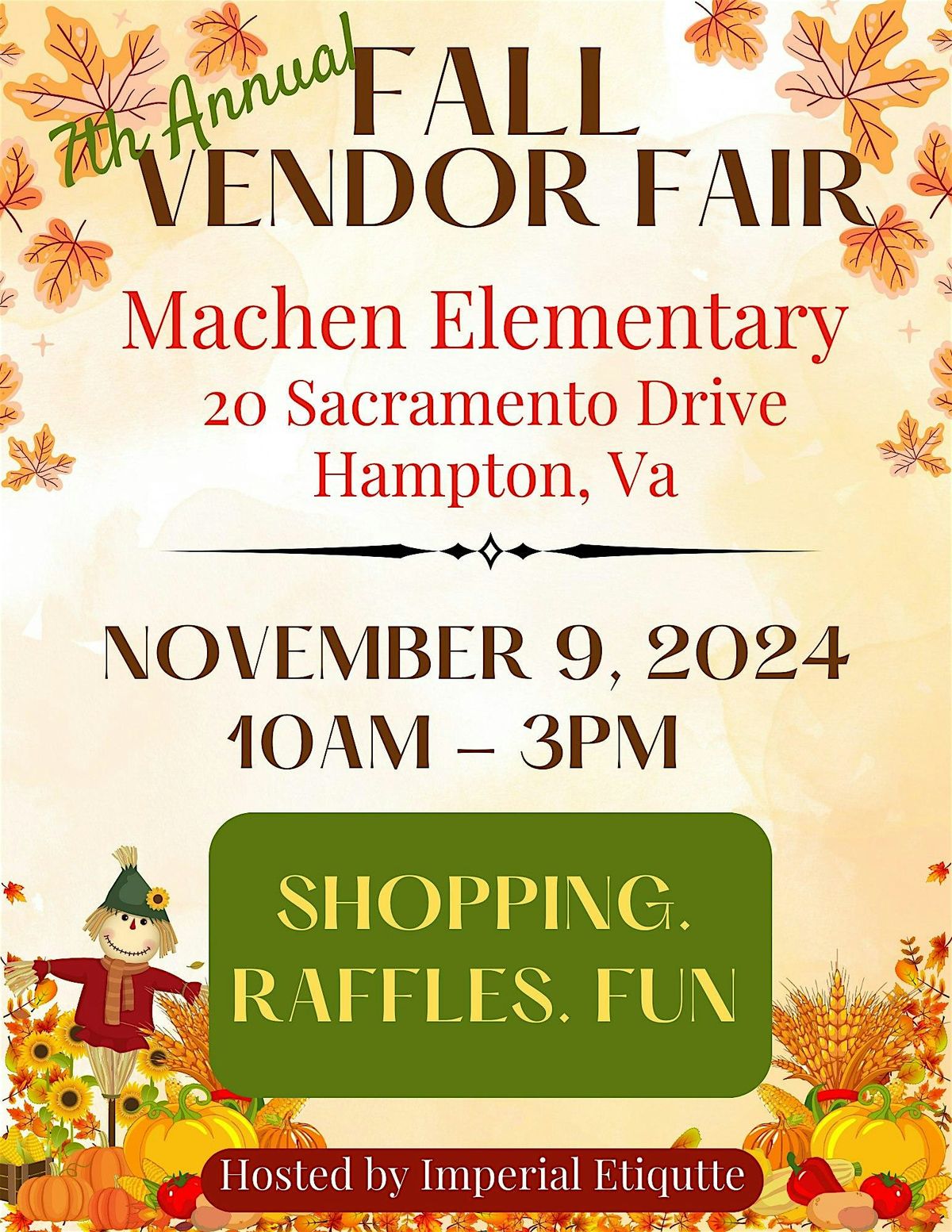 7th Annual Machen Elementary Vendor Fair