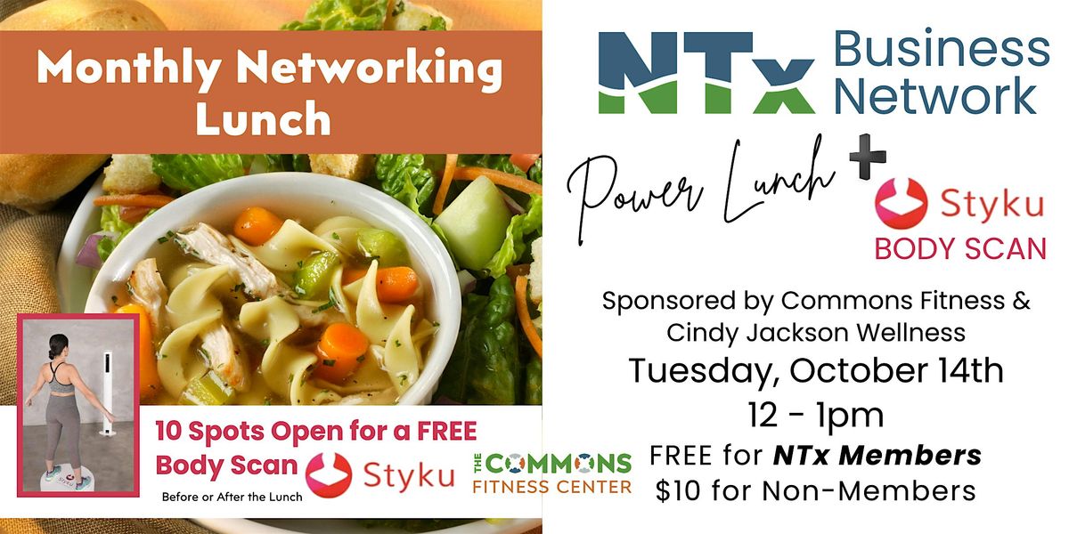 OCTOBER - NTx NETWORKING LUNCH