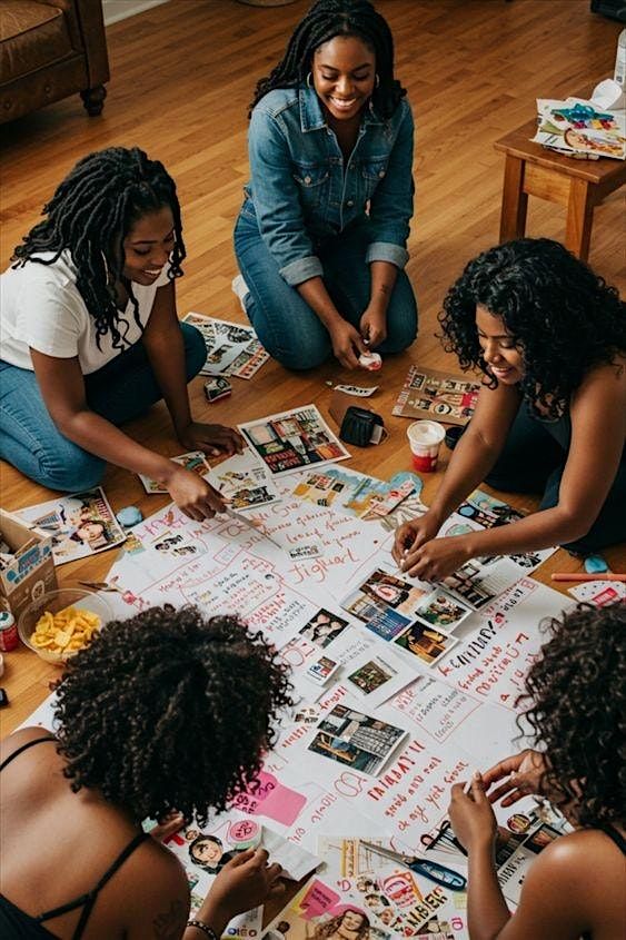 Wine & cheese social : Vision Board and Panel