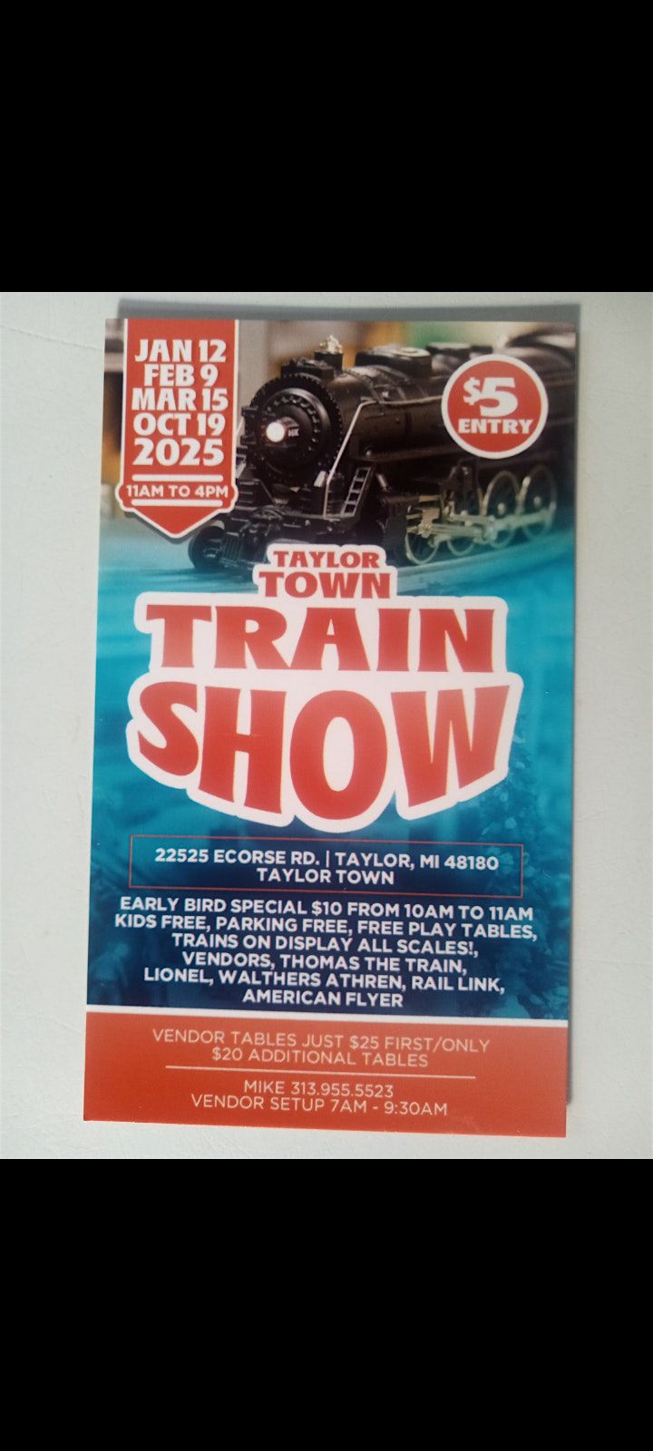 Taylor Town Train Show and Sale