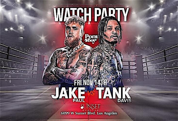 Jake Paul vs. Gervonta Davis Watch Party