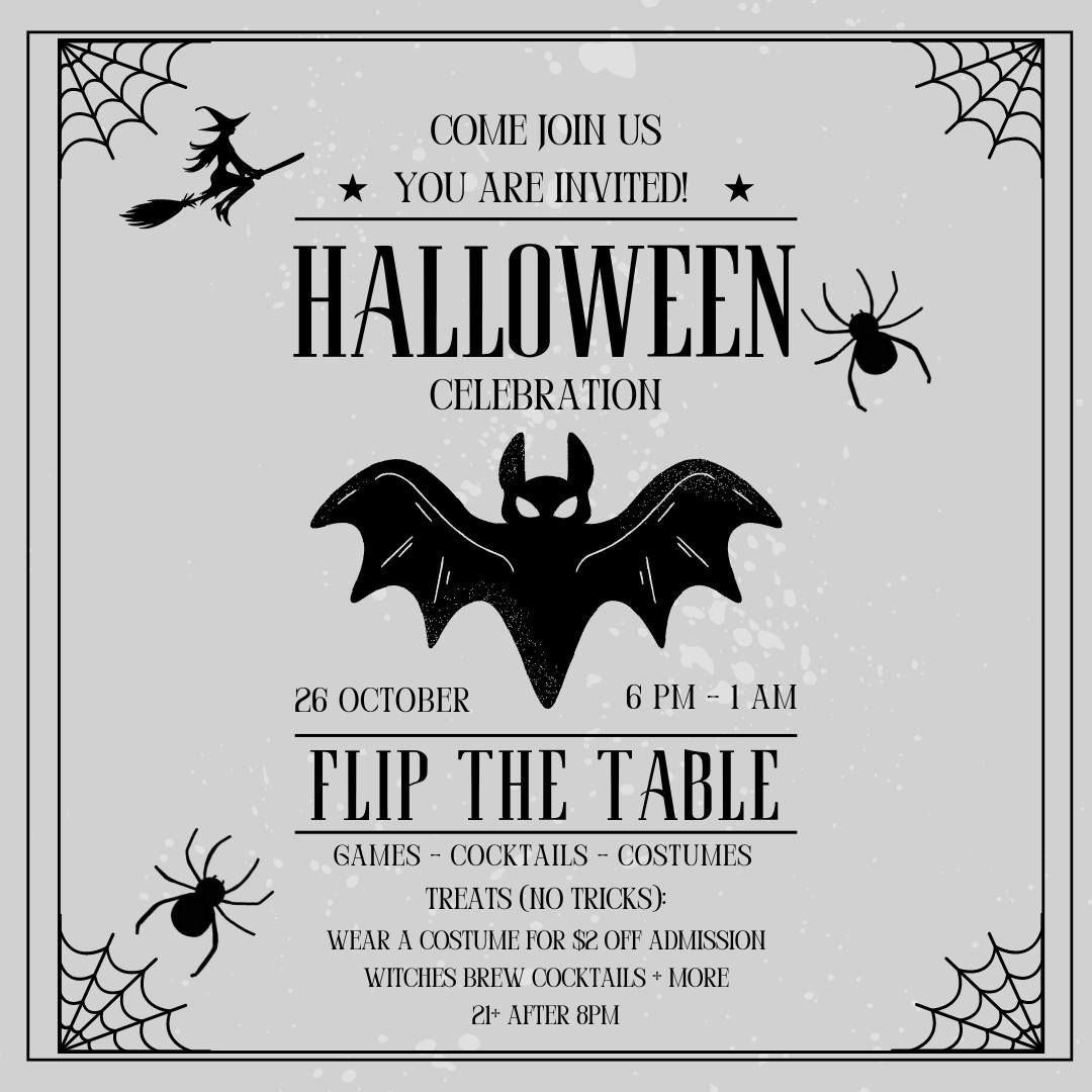 Halloween Party @ Flip the Table