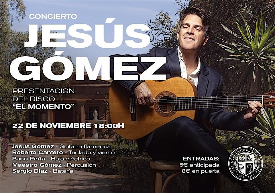 Jes\u00fas G\u00f3mez presenta \u201cEl Momento\u201d \u2013 Concierto en el Cementerio Ingl\u00e9s
