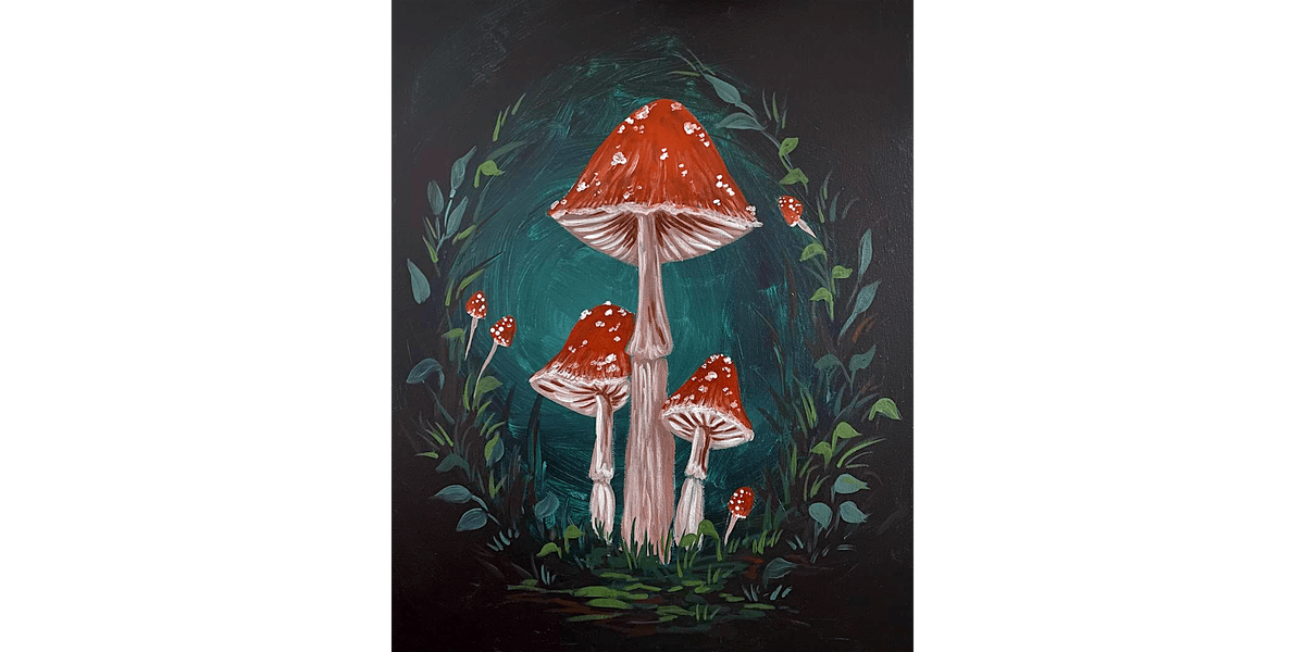 Mushroom Forest - Paint and Sip in Cincinnati | Classpop!\u2122