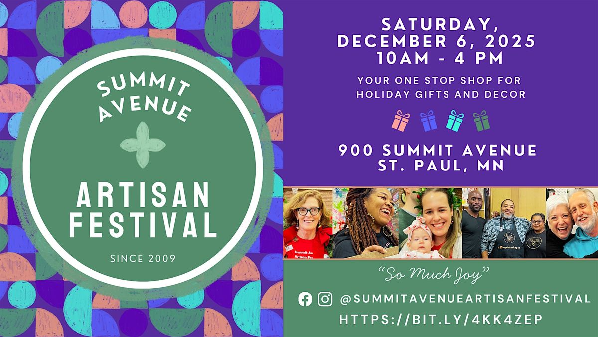 16th Annual  Summit Avenue Artisan Festival 2025
