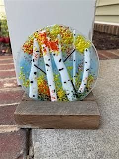 Glass Fusion Birch Round