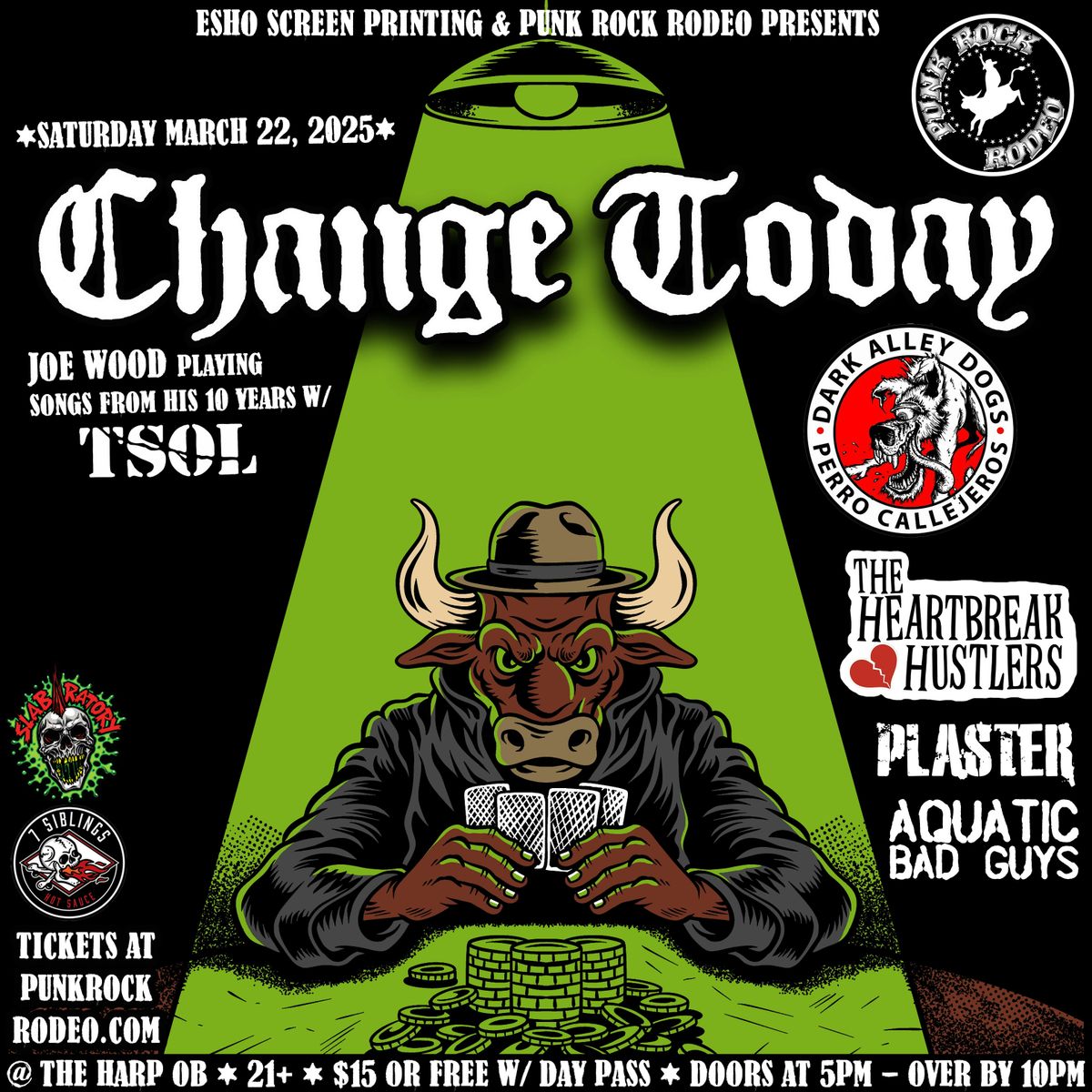 Punk Rock Rodeo @ The Harp OB w\/ Change Today, Dark Alley Dogs & more!