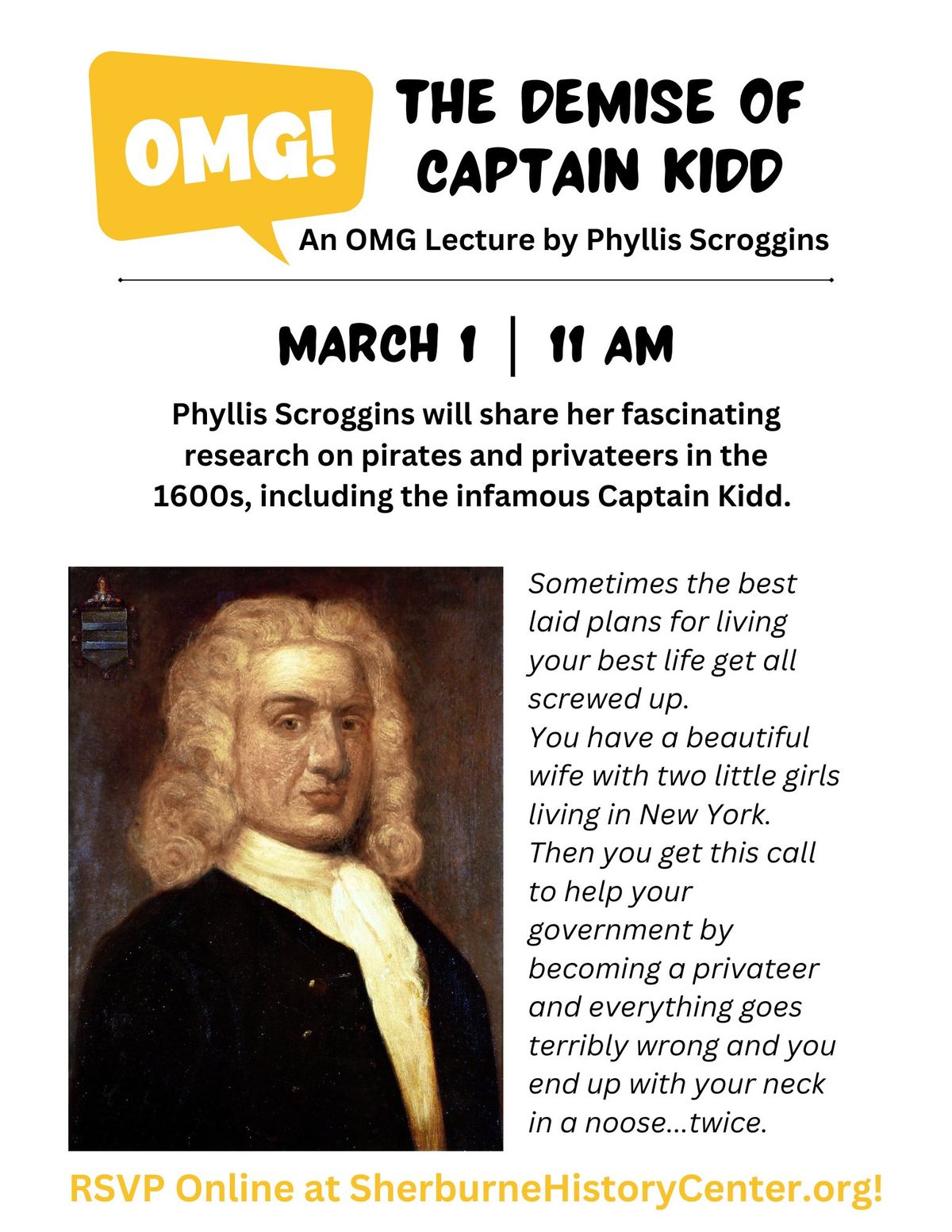 OMG Lecture: The Demise of Captain Kidd