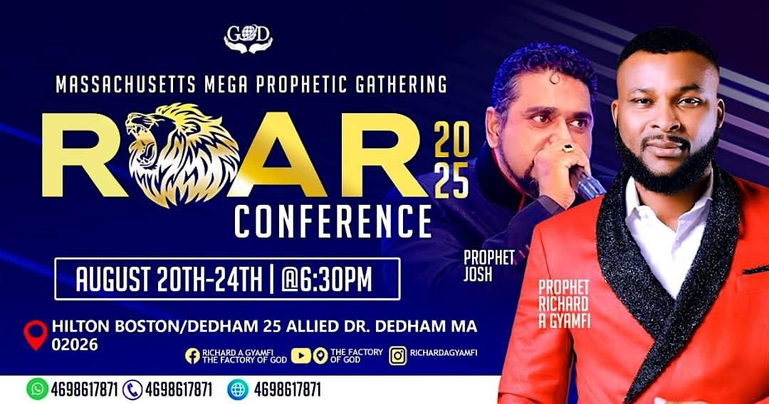ROAR 2025 Conference: Massachusetts Mega Prophetic Gathering