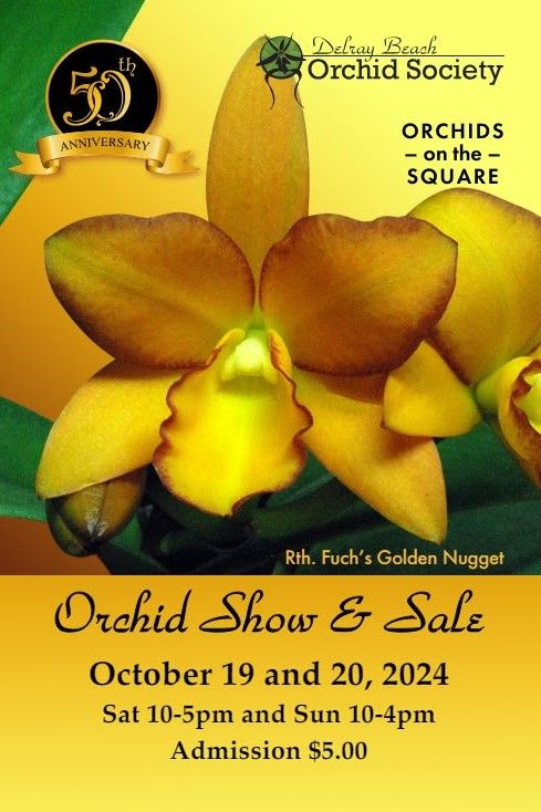 2024 Orchids on the Square - Delray Beach Orchid Society