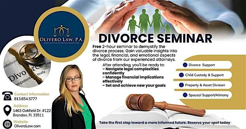 Navigating Divorce? FREE Comprehensive Seminar Empowering You!