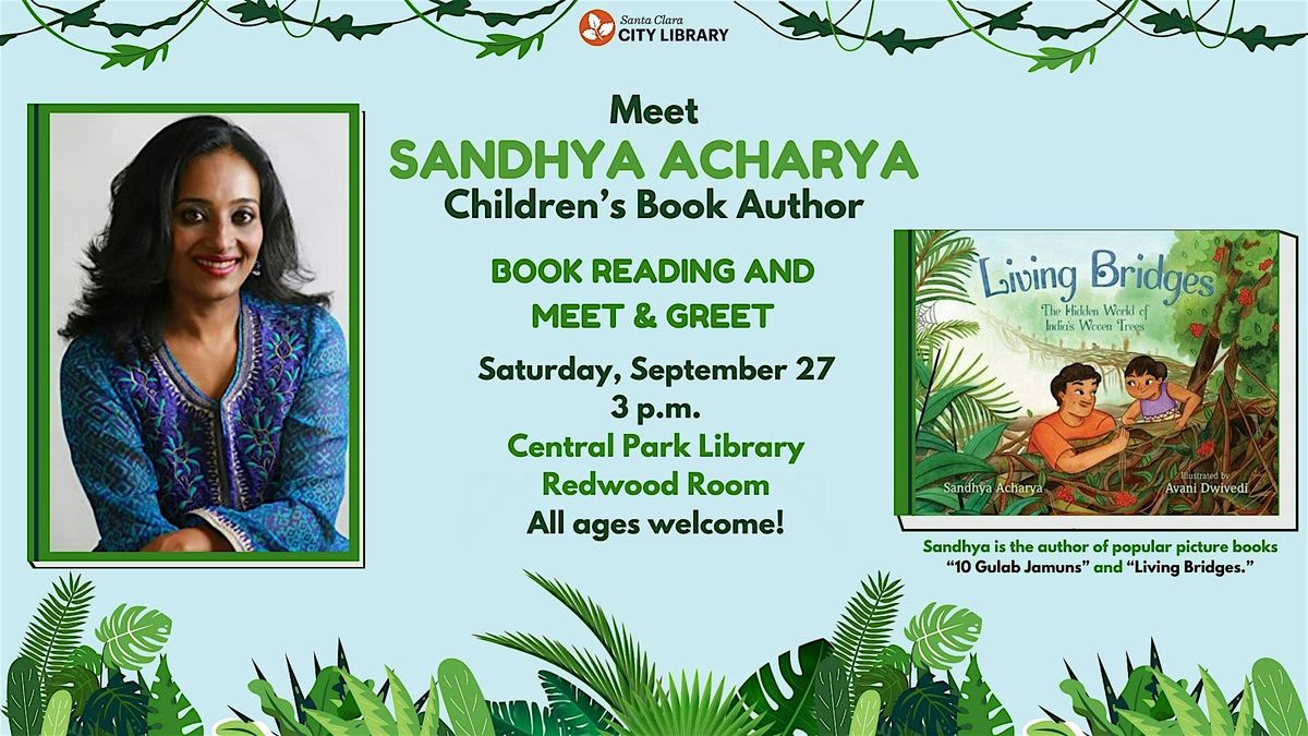 CENTRAL: Book Reading With Children's Author Sandhya Acharya