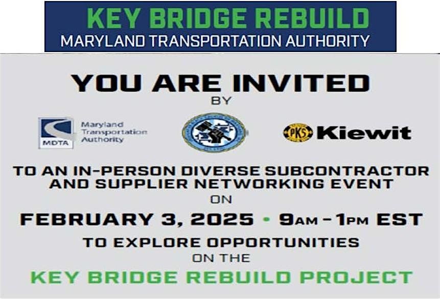 KEY BRIDGE REBUILD PROJECT OUTREACH EVENT