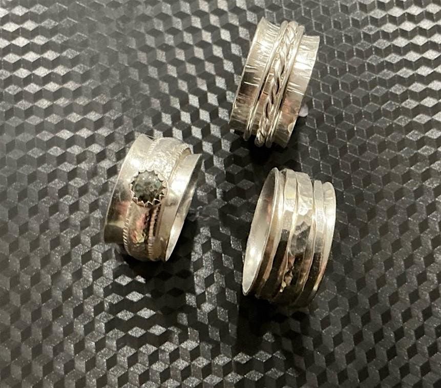 Silver Jewelry Spinner Ring Workshop with Eve Huggins