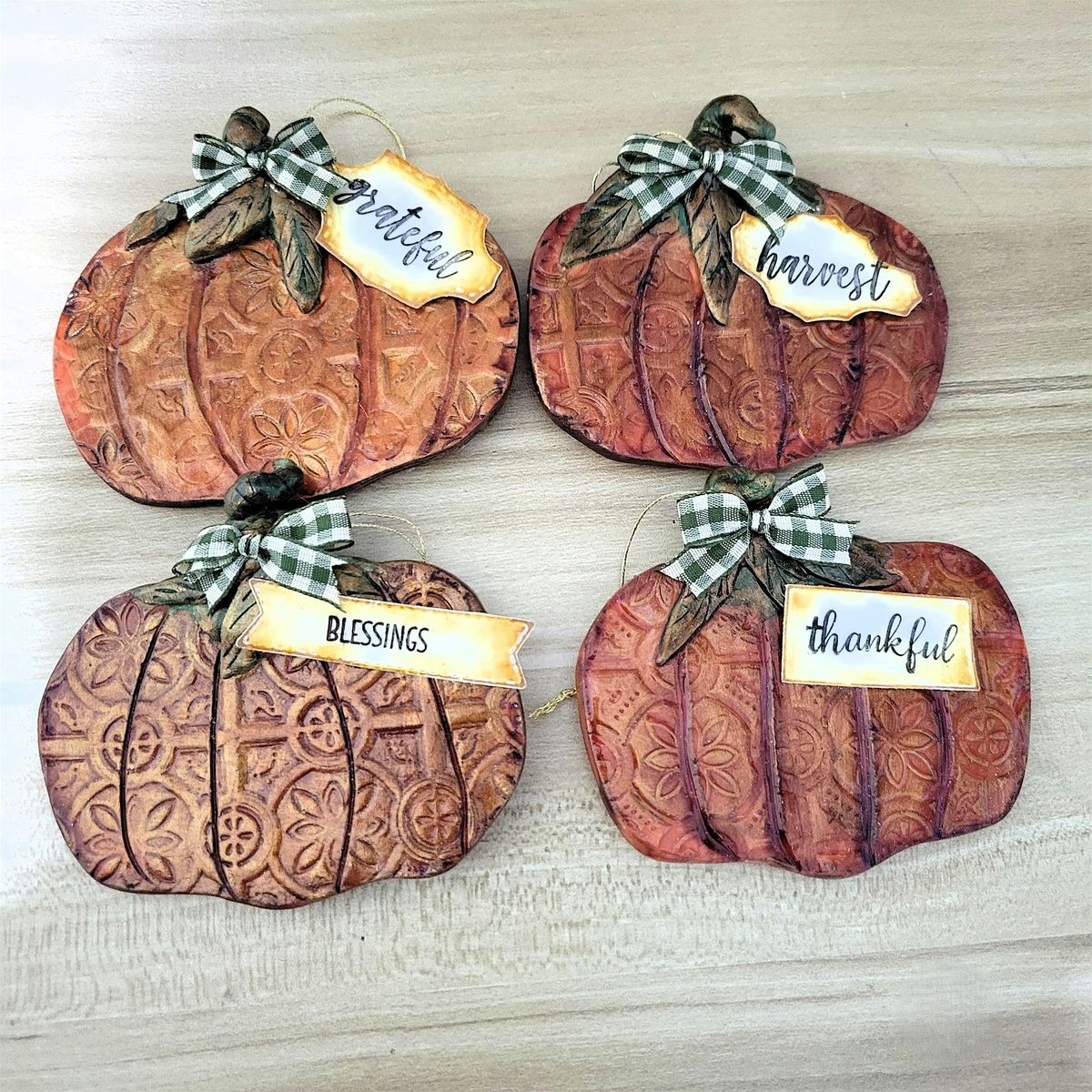 Del Sol Design - Polymer Clay Fall Inspirational  Pumpkin Class