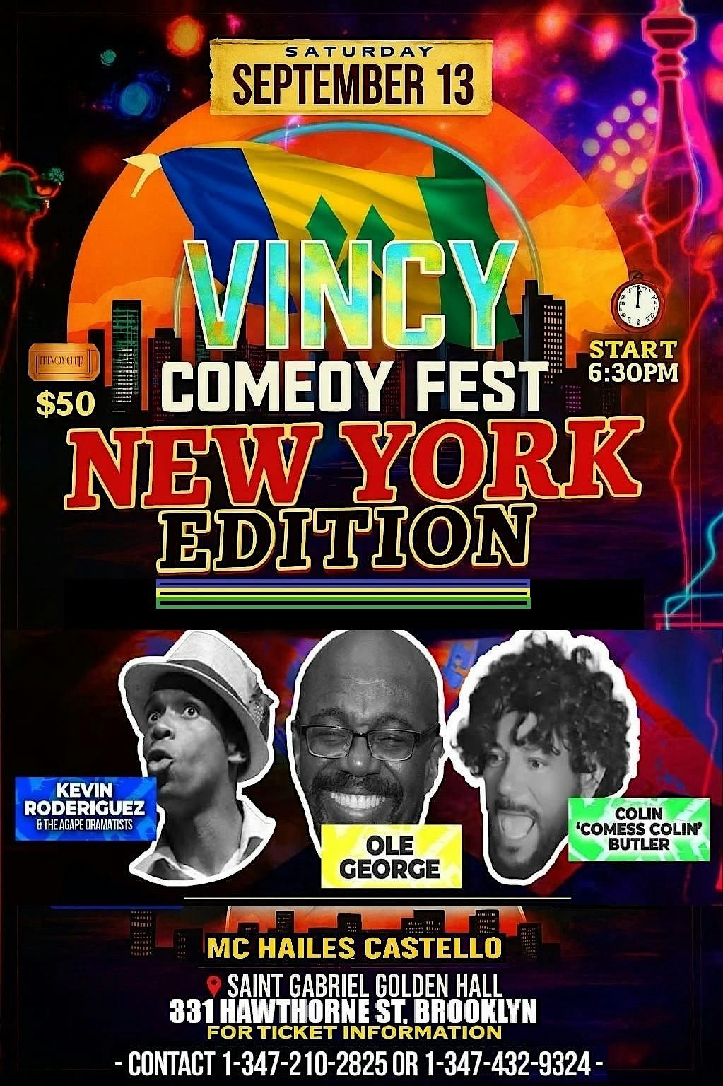 Vincy Comedy Fest New York Edition